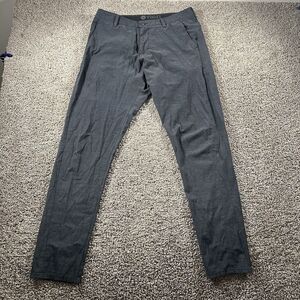 Vuori Performance Pants Mens‎ 30 Charcoal Activewear Stretch Outdoors Gorpcore